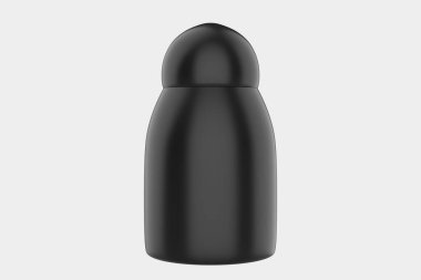Matte Jar Mockup beyaz arka planda izole edildi. 3d illüstrasyon