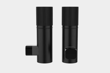 Astımı ve nefes darlığı olan hastalar için tıbbi sprey. Tedavi ve önleme. 3d illüstrasyon