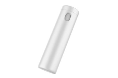 Matte Wall Monted AshTray Stand Mockup beyaz arka planda izole edildi. 3d illüstrasyon