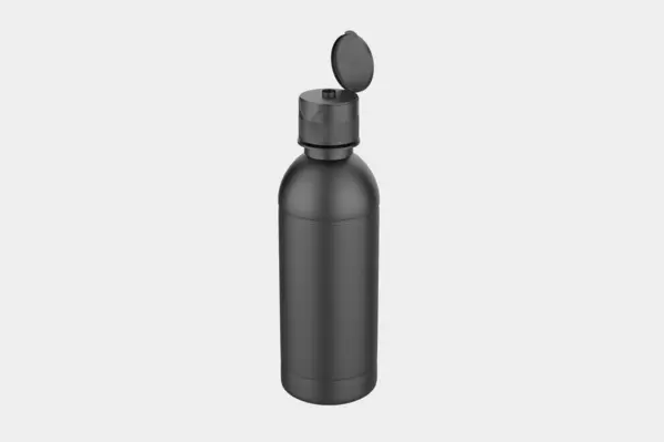 Stock image Matte Plastic Bottle Mockup Isolated On White Background. 3d illustration