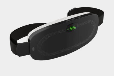 Portatif adet krampları beyaz arka planda izole edilmiş sıcak kuşak. 3d illüstrasyon