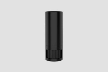 Beyaz arka planda plastik deodorant. 3d illüstrasyon