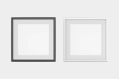 Ayakkabı Kutusu Mockup 'taki çift Mancınık Beyaz Arkaplanda izole edildi. 3d illüstrasyon