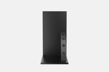 Özelleştirilmiş Akrilik Ürün Rack Kozmetik Ürünleri Mağazalar, Perakende ve Süpermarketlerde Ürün Sergisi. 3d illüstrasyon