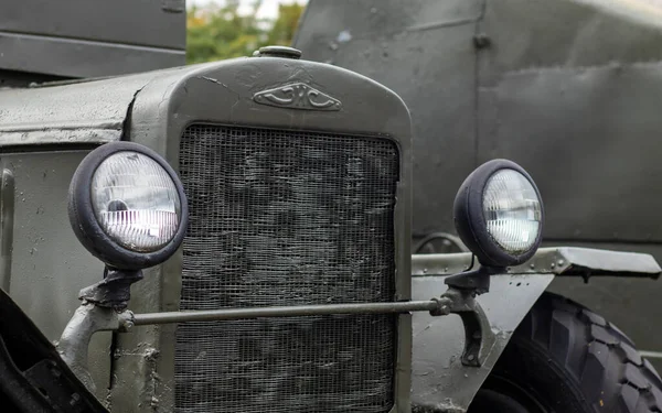 Zis Είναι Ένα Σοβιετικό Τριαξονικό Τετραξονικό Φορτηγό Εκτός Δρόμου Διπλούς — Φωτογραφία Αρχείου
