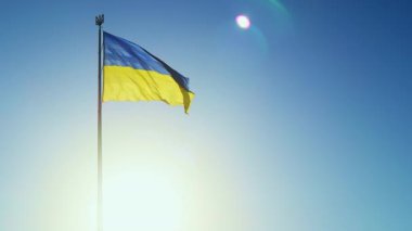 Ukrayna bayrağı Ukrayna 'nın resmi devlet sembolü olmasının yanı sıra Ukrayna' nın ulusal sembollerinden biridir. İki eşit yatay çizgili dikdörtgen panel, mavi üst ve sarı alt