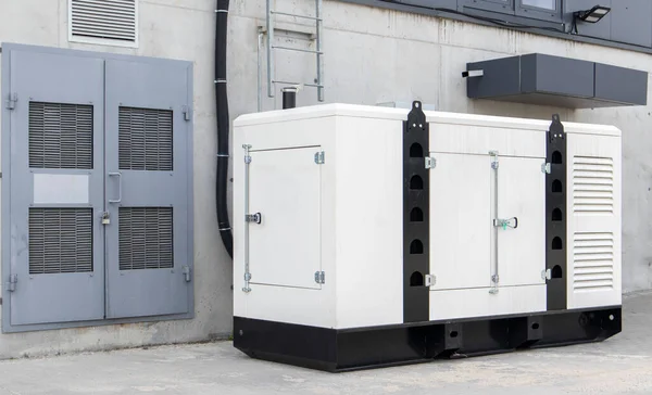 Mobiler Standby Industrieller Dieselgenerator Für Die Notstromversorgung Generator Mit Verbrennungsmotor — Stockfoto