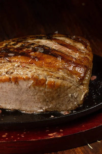 Sulu ızgara domuz filetosu.