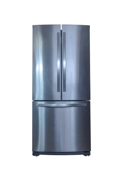 Household Home Appliance Refrigerator White Background Energy Efficient Home Appliances — 스톡 사진