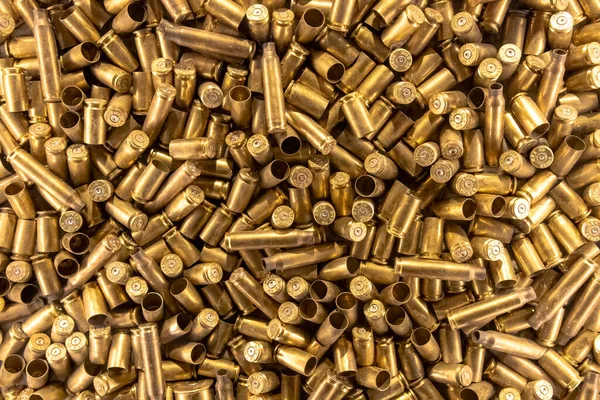 Calgary Alberta Canada Jun 2023 Several Used Pistol Gun Bullets — Stock Photo, Image
