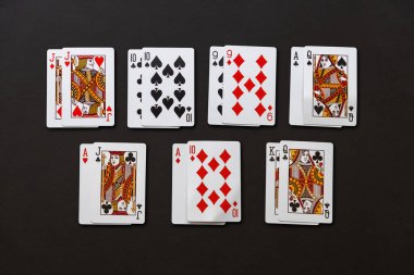 Calgary, Alberta, Kanada. Aralık 18, 2023. Pokerde el kombinasyonları çok iyidir. Kavram: Çok İyi Poker Elleri.