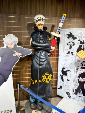 Kita Ward, Osaka, Japonya. Aralık 24, 2023. Bir İnsan Boyutu Anime, Grandista Nero, Trafalgar D. Su Kanunu Ölüm Cerrahı..