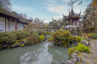 Vancouver, British Columbia, Kanada. 30-2024 arası. İçerideki Dr. Sun Yat-Sen Klasik Çin Bahçesi 'ne
