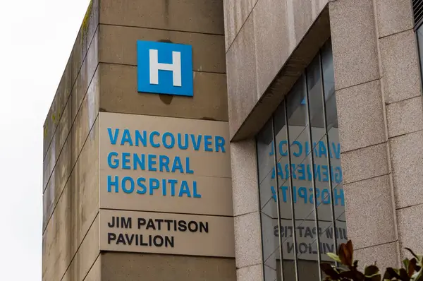 Vancouver, British Columbia, Kanada. 24 Mar, 2024. Vancouver General Hastanesi imzalı Jim Pattison Pavillion bir sağlık tesisi.