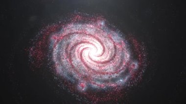 Anemik Sarmal NGC 4921 Galaksinin 3 boyutlu animasyonu.