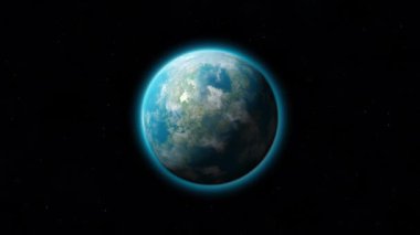 Exoplans Proxima Centauri b veya Alpha Centauri Cb kırmızı cüce yıldız Proxima Centauri kavramının yaşanabilir bölgesinde yörüngede dönen bir gezegen..