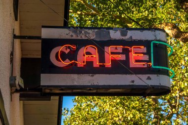 Vintage neon levhası 