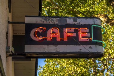 Vintage neon levhası 