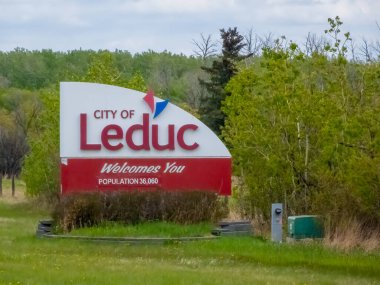 Leduc şehri, Alberta, Kanada. 20 Mayıs 2025. 