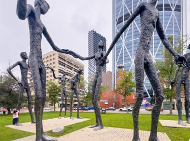 Calgary, Alberta, Kanada. 19 Ağustos 2025. Şehir parkındaki 