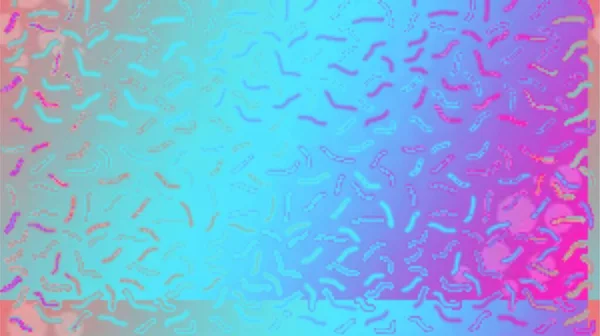 Світлий Різнокольоровий Векторний Візерунок Абстрактними Формами — стокове фото
