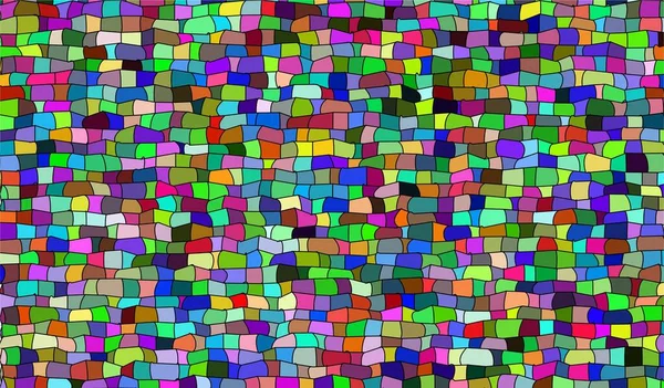 Abstrakcyjne Kolorowe Sześciokątne Tło Mozaiki Piękny Wielobarwny Wzór — Zdjęcie stockowe
