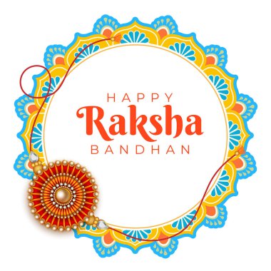 Hint festivali Raksha Bandhan kutlamaları için Rakhi arkaplanının vektör illüstrasyonunu düzenlemek kolay