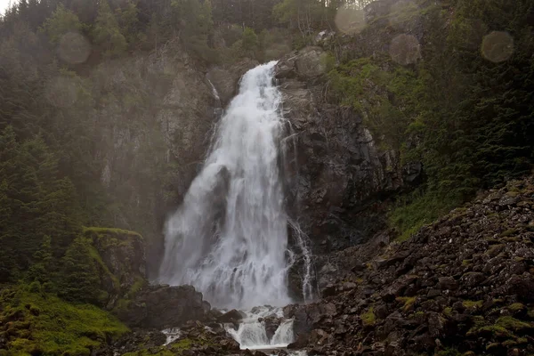Amazing Waterfalls Odda Village Norway Latefossen Espelandsfossen Vidfossen Amazing Nature — Stock Fotó