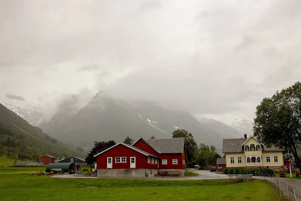 Prachtig Uitzicht Gletsjer Het Nationaal Park Jostedalsbreen Noorwegen — Stockfoto