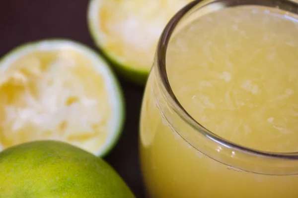 Sok Limonki Słodkiej Znany Również Jako Citrus Limetta Musambi Żywność — Zdjęcie stockowe