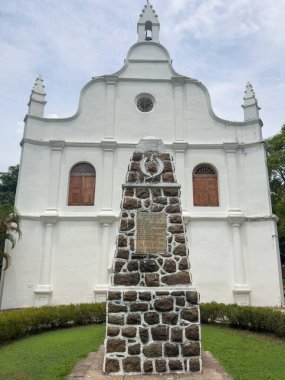 1503 yılında inşa edilen Kochi Kalesi 'ndeki Saint Francis Kilisesi manzarası Hindistan' ın en eski Avrupa kiliselerinden biridir.