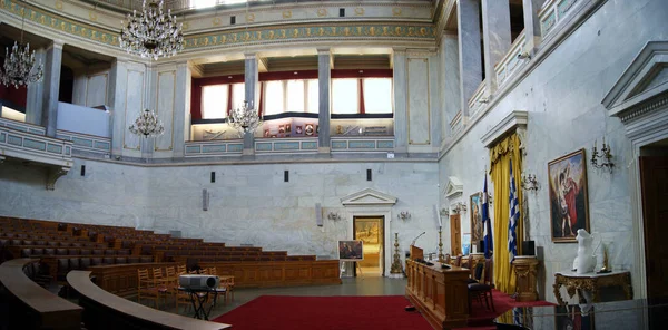 Casa Del Parlamento Antiguo Ahora Museo Histórico Nacional Interior Cámara — Foto de Stock
