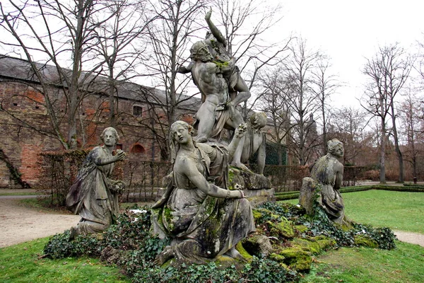Знищення Просерпіни Скульптурна Група Саду Резидентів Палац Принц Бішоп Xviii — стокове фото