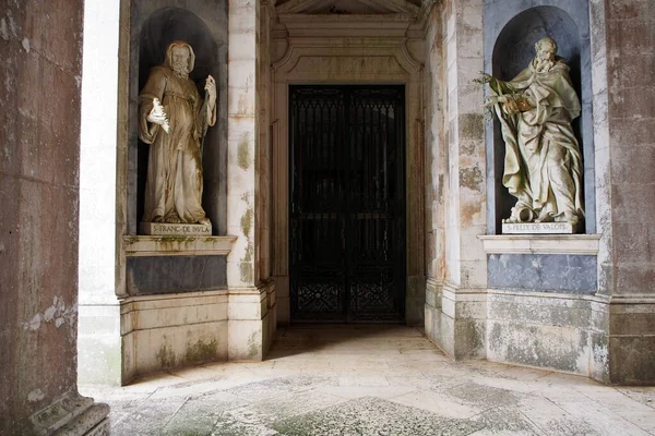 San Francisco Paola San Félix Valois Decoraciones Escultóricas Basílica Del —  Fotos de Stock