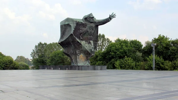Мемориал Костюшко Северной Праге Памятники Статуи Варшаве Польша Июля 2012 — стоковое фото