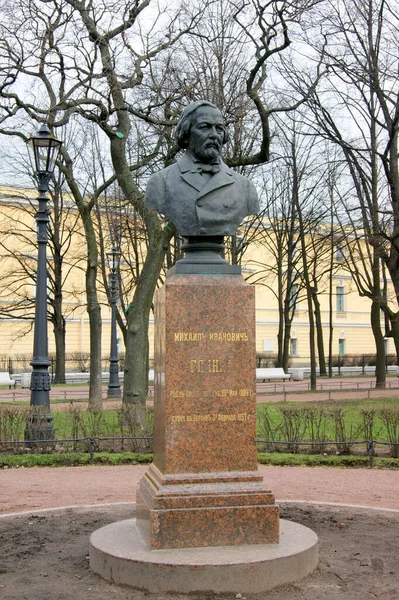 Mikhail Glinka Századi Orosz Zeneszerző Emlékműve Vaszilij Petrovics Kreitan Vlagyimir — Stock Fotó