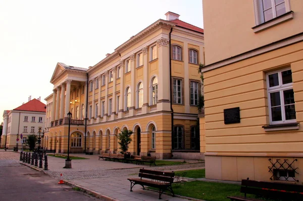 Kazimierz Palace Attualmente Ospita Rettorato Dell Università Varsavia Nel Campus — Foto Stock