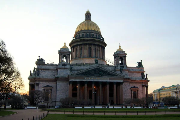 Saint Isaac Cathedral Architectural Landmark Completed 1858 South East Elevation — Stock Photo, Image