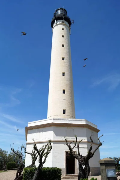Historischer Leuchtturm Der Pointe Saint Martin Biarritz Frankreich Mai 2017 — Stockfoto