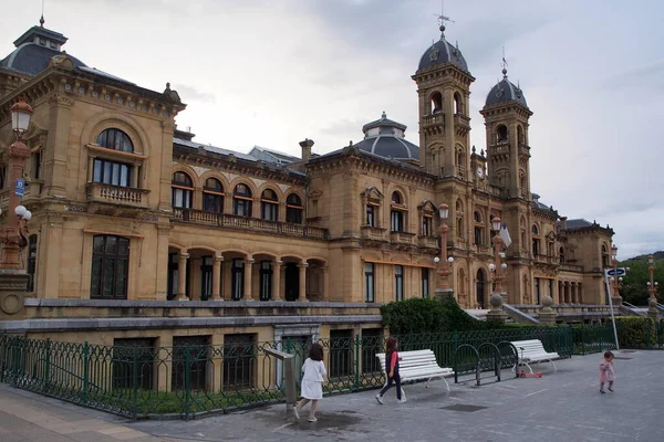 Stadhuis Voormalig Casino Bouwjaar 1887 Donostia San Sebastian Baskenland Spanje — Stockfoto