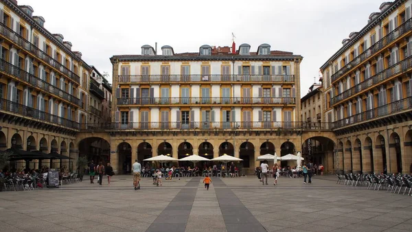 Constitution Square Plaza Old Town Donostia San Sebastian País Basco — Fotografia de Stock