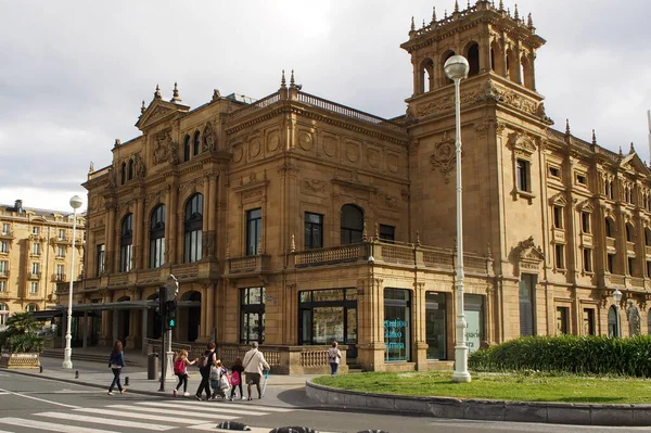 Divadlo Victoria Eugenia Jedna Nejsymboličtějších Budov San Sebastiánu Slavnostně Otevřeno Stock Obrázky