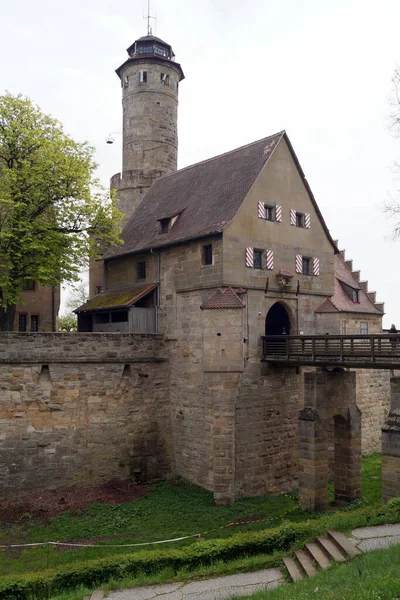Castelo Altenburg Mais Alta Das Sete Colinas Bamberg Com Vista — Fotografia de Stock