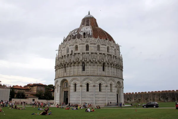 Baptistère Saint Jean Achevé 1363 Piazza Dei Miracoli Élévation Nord — Photo