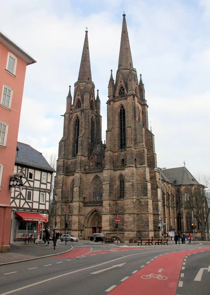 Elisabeth Kirche Denkmalgeschützte Gotische Kirche Aus Dem Jahrhundert Ruhestätte Des — Stockfoto