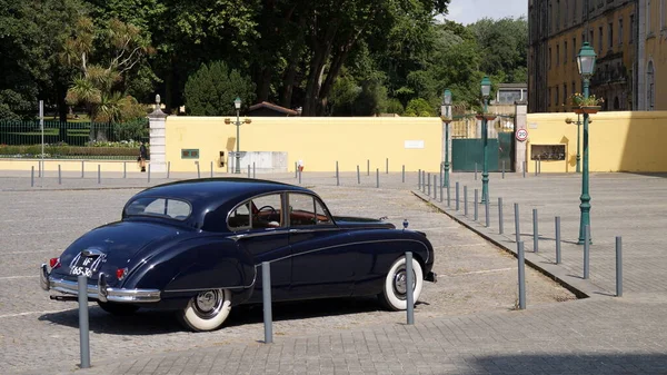 Jaguar Mark Bleu Foncé Berline Luxe Quatre Portes Produite Entre — Photo