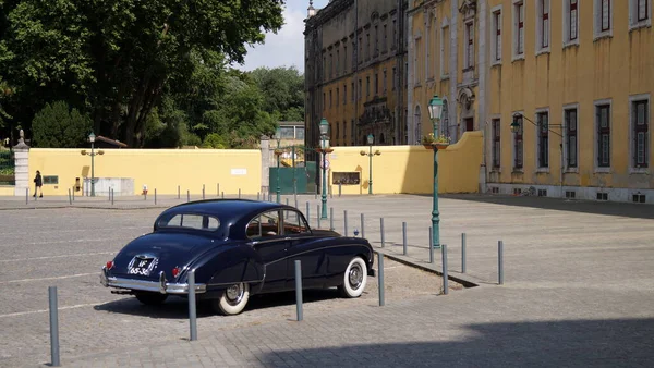 Dunkelblauer Jaguar Mark Viertürige Luxuslimousine Hergestellt Zwischen 1958 Und 1961 — Stockfoto