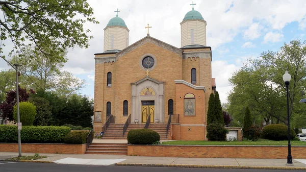 Chiesa Greco Ortodossa San Demetrio Facciata Anteriore Sadowski Pkwy Perth — Foto Stock