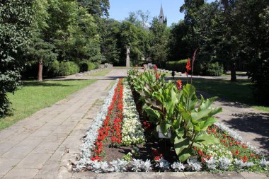 2. Dünya Savaşı Anıtı ve Anıtı Havlicek Bahçeleri, Teplice, Çek Cumhuriyeti - 8 Temmuz 2024