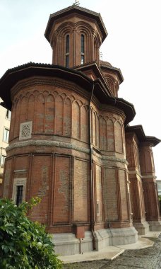 Kretzulescu Kilisesi, Romen Rönesans stye 'de inşa edilen 18. yüzyıl Doğu Ortodoks kilisesi, Romanya' nın orta kesiminde - 29 Mayıs 2025